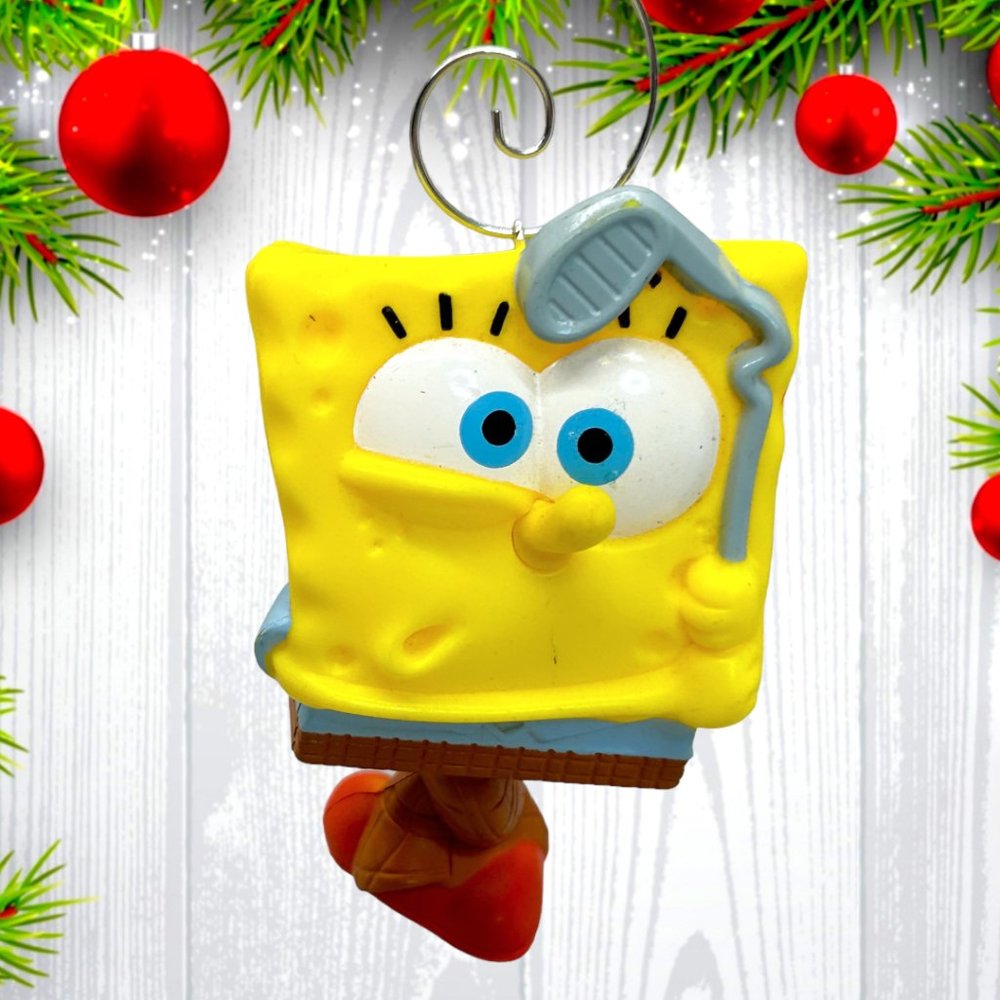Spongebob Squarepants Golfing 3" ONE OF A KIND Christmas‎ Tree Ornament